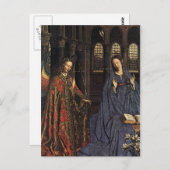 Carte Postale Annonciation de Jan van Eyck (Devant / Derrière)