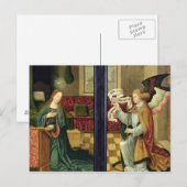 Carte Postale Annonciation, école de Cologne (Devant / Derrière)