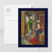 Carte Postale Annonciation Jean Hey (Devant / Derrière)