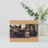 Carte Postale Annonciation Leonardo Da Vinci (Debout devant)