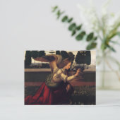 Carte Postale Annonciation Leonardo DaVinci - Angel (Debout devant)