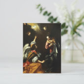 Carte Postale Annonciation par Artemisia Gentileschi Postcard (Debout devant)