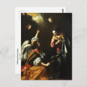 Carte Postale Annonciation par Artemisia Gentileschi Postcard (Devant / Derrière)