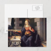 Carte Postale Annonciation - Vierge (Devant / Derrière)