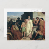 Carte Postale Annotation de David par Saül, 1842 (Devant / Derrière)