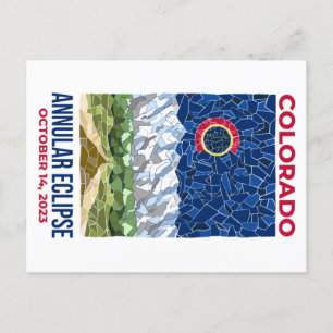 Carte postale annuelle Eclipse du Colorado