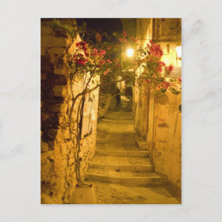 Carte Postale ano syros la nuit