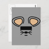 Carte Postale anonymat. (Devant / Derrière)