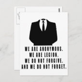 Carte Postale Anonyme (Devant / Derrière)