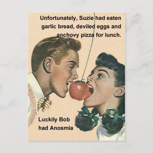 Carte Postale Anosmia - parfois c'est une bonne chose (Devant)