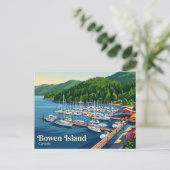 Carte Postale Anse Snug, île Bowen Canada (Debout devant)