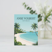 Carte Postale Anse Volbert, île de Praslin Seychelles (Debout devant)