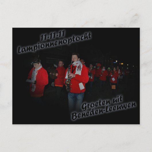 Carte Postale Ansichtkaart Lampionnenoptocht (Devant)