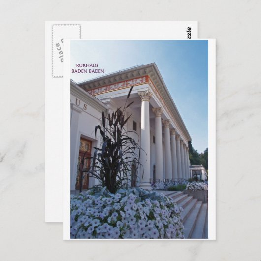 Carte Postale Ansichtskarte Baden-Baden (Devant / Derrière)