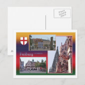 Carte Postale Ansichtskarte Freiburg (Devant / Derrière)