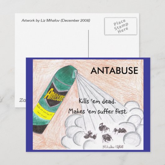 Carte postale ANTABUSE (Devant / Derrière)