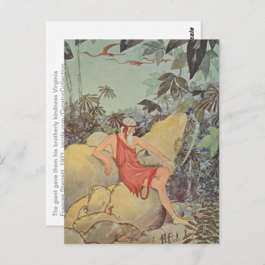 Carte Postale Antaeus et les Pygmées (Devant / Derrière)