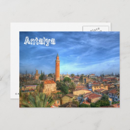 Carte Postale Antalya (Devant / Derrière)