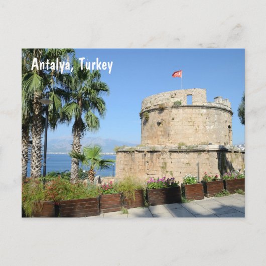 Carte Postale Antalya, Turquie (Devant)