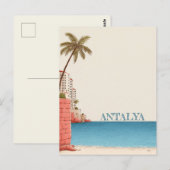 Carte Postale Antalya TurquieVoyage (Devant / Derrière)