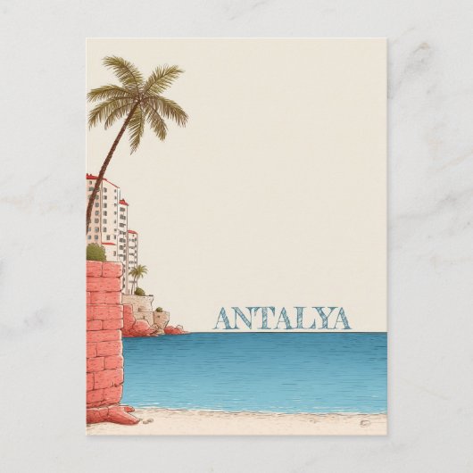 Carte Postale Antalya TurquieVoyage (Devant)