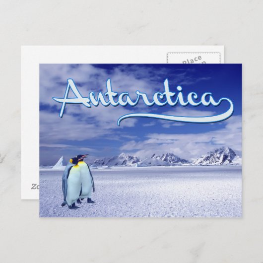 Carte Postale Antarctique (Devant / Derrière)