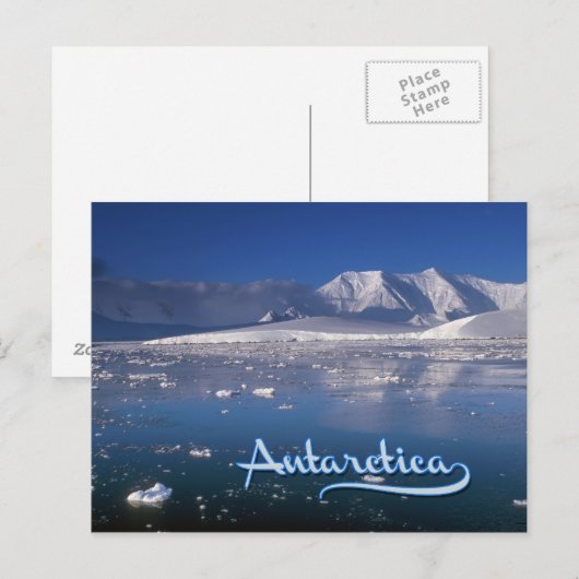 Carte Postale Antarctique (Devant / Derrière)