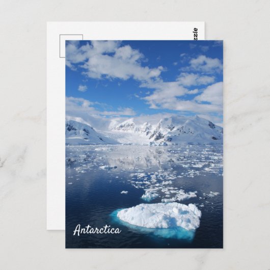 Carte postale Antarctique (Devant / Derrière)