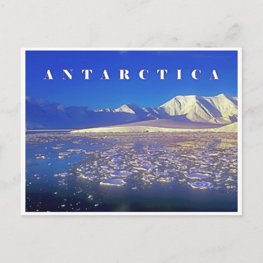 Carte Postale Antarctique (Devant)