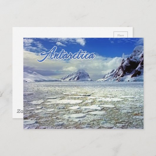 Carte Postale Antarctique (Devant / Derrière)