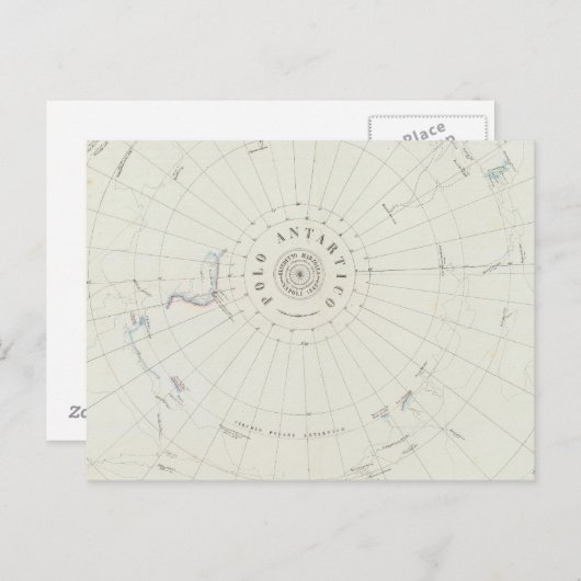 Carte Postale Antarctique (Devant / Derrière)