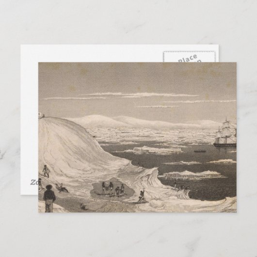 Carte Postale Antarctique 2 (Devant / Derrière)