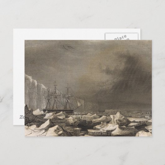 Carte Postale Antarctique 3 (Devant / Derrière)