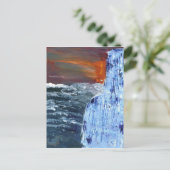 Carte postale antarctique de rêveur (Debout devant)