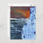 Carte postale antarctique de rêveur (Devant / Derrière)