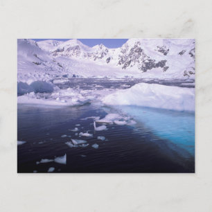 Carte Postale Antarctique. Expédition à travers les paysages de