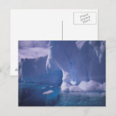 Carte Postale Antarctique. Glaces antarctiques 3 (Devant / Derrière)