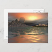 Carte Postale Antarctique Moon (Devant / Derrière)