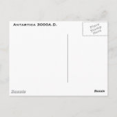 Carte Postale antartica 3000AD (Dos)