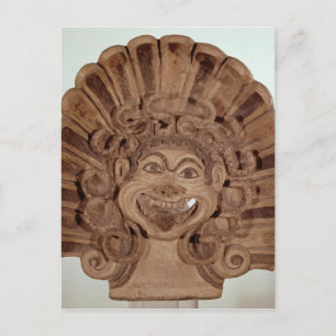Carte Postale Antefix avec la tête d'un gorgon