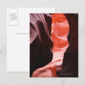 Carte Postale Antelope Canyon, Arizona (Devant / Derrière)
