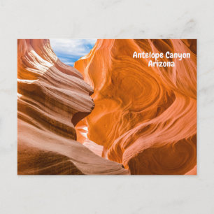 Carte Postale Antelope Canyon Arizona Blue Sky View