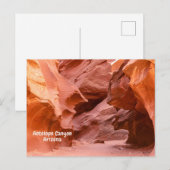 Carte Postale Antelope Canyon Arizona Natural Wonder (Devant / Derrière)