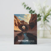 Carte Postale Antelope Canyon, USA (Debout devant)