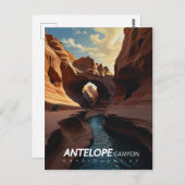 Carte Postale Antelope Canyon, USA (Devant / Derrière)