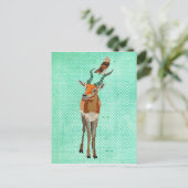 Carte postale ANTELOPE & OWL (Debout devant)