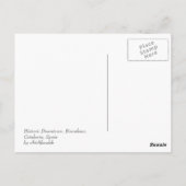 Carte Postale Antenne de Barcelone (Dos)