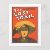 Carte Postale Anthony E. Wills "The Lost Trail" Wester Theatre (Devant)