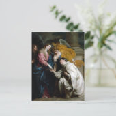 Carte Postale Anthony van Dyck La vision du bienheureux (Debout devant)