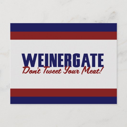 Carte Postale Anthony Weiner (Devant)